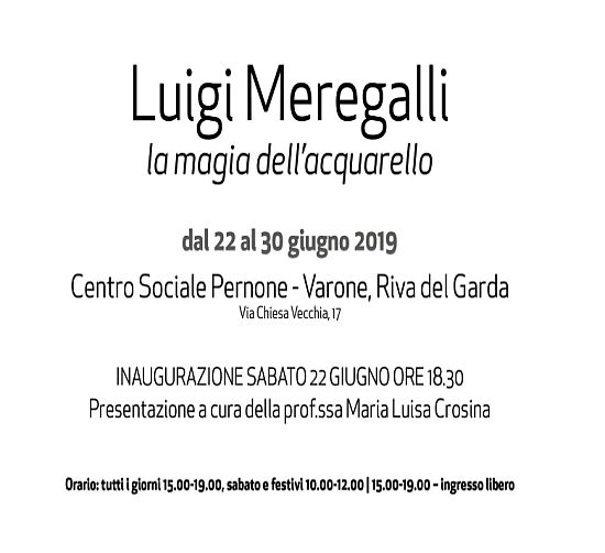 Luigi Meregalli espone a Riva del Garda
