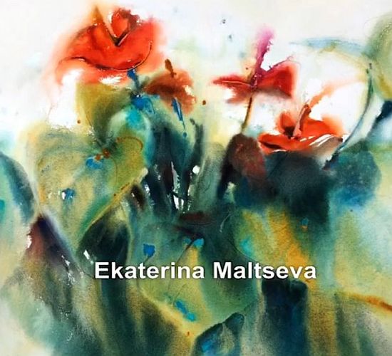 Dimostrazione ad acquerello di Ekaterina Maltseva