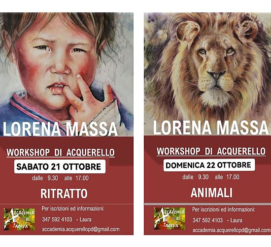 Workshop di Acquerello con Lorena Massa a Padova