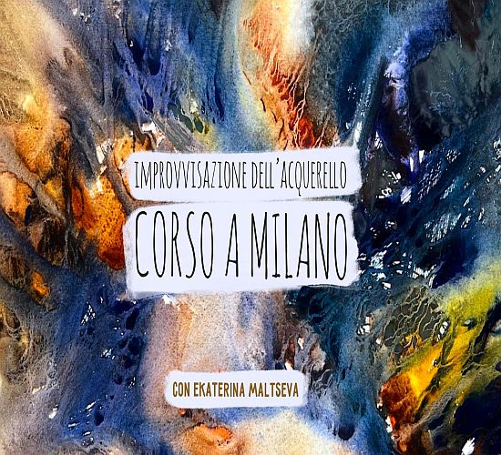 Masterclass di acquerello con Ekaterina Maltseva a Milano