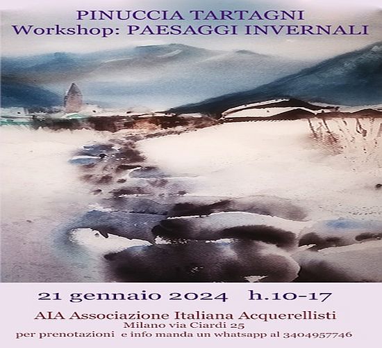 Workshop di acquerello con Pinuccia Tartagni